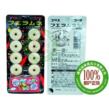▲日本可利斯口哨糖（可乐味）22g×20片/组