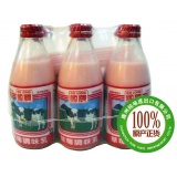 国农草莓味牛乳饮品240ml1*24瓶/...