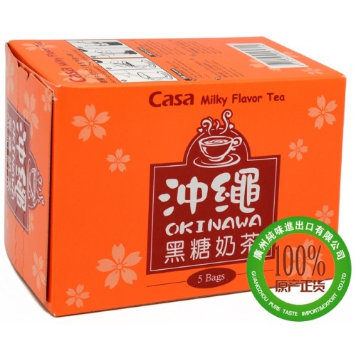 卡萨冲绳黑糖奶茶 125g*24盒/组