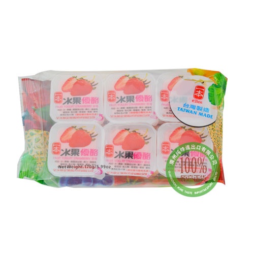 一本牌水果优酪果冻（草莓味）170g*20包/件