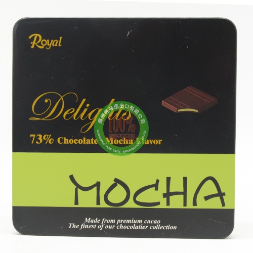Royal牌73%抹茶味夹心巧克力90g*12盒/组