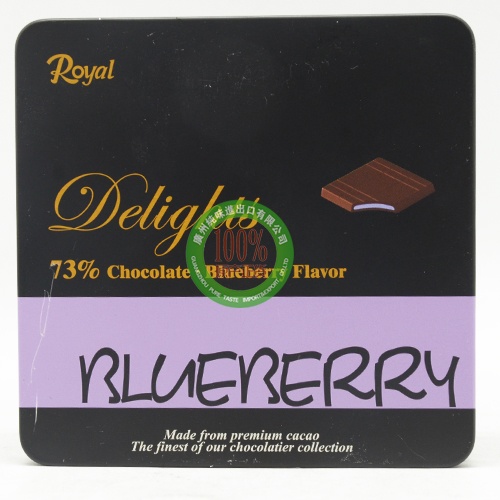 Royal牌73%蓝莓味夹心巧克力90g...