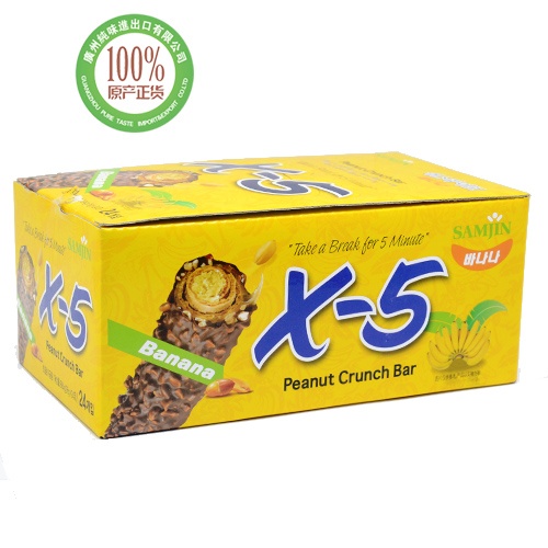X-5花生夹心巧克力棒（香蕉味）（36g...