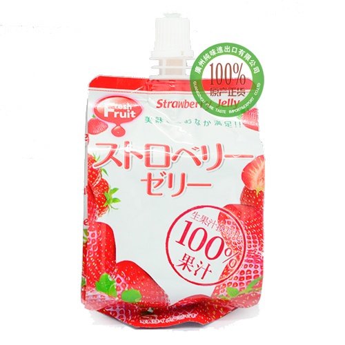 Freshruit（果太郎）草莓味果汁果冻165g*6袋*4盒/件