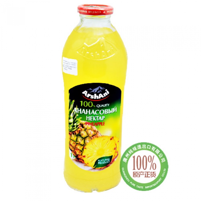 阿莎尼果汁（菠萝味）1L*6瓶/箱