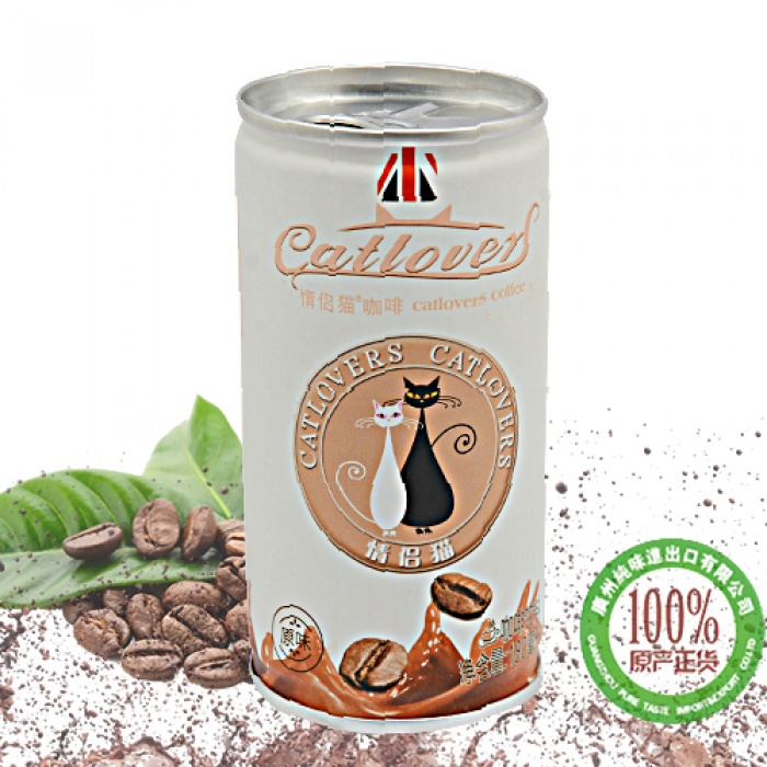 CATLOVERS情侣猫 咖啡饮料(原味)180ml*24罐/件