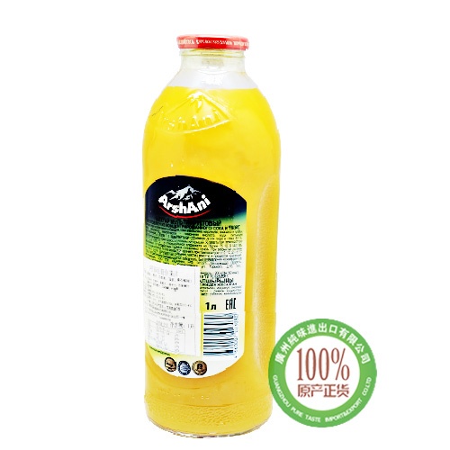 阿莎尼混合果汁（芒果、香蕉、橙子、百香果、菠萝、番石榴味）1L*6瓶/箱