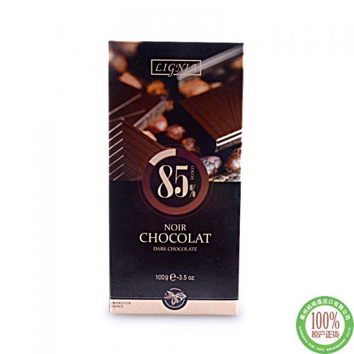 利妮雅非凡85%可可黑巧克力100g*10块/组