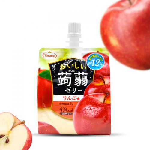 达乐美(Tarami)苹果味可吸果冻150g*6袋*5盒/件