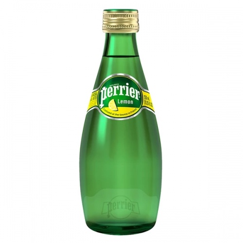 Perrier巴黎水天然含气矿泉水（柠檬味）330ml*24瓶/件