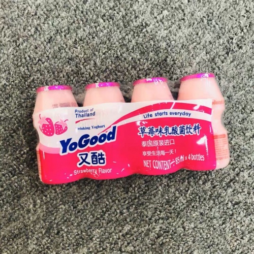 又酷 草莓味乳酸菌饮料340ml（85m...