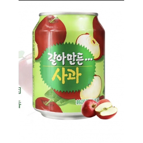 海太苹果果粒果汁饮料238ml*12罐*...