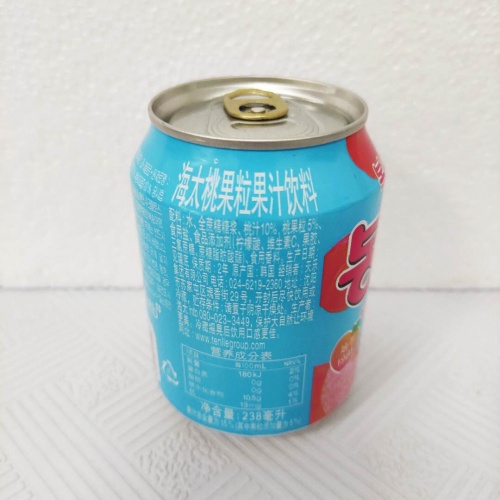 海太桃果粒果汁饮料238ml*12罐*6盒/件