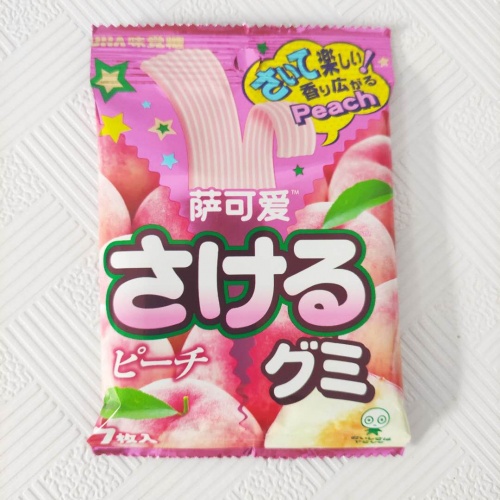 萨可爱桃子味软糖32.9g(4.7g*7)*10包/组