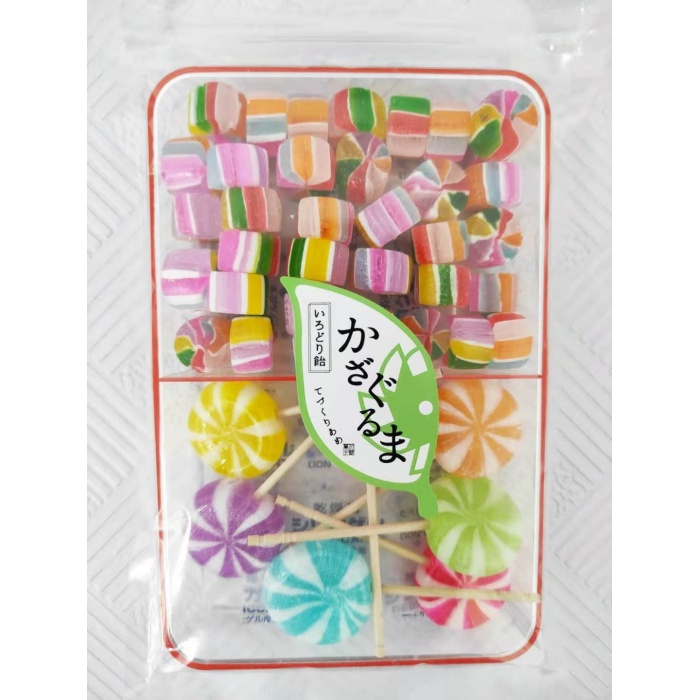 京都彩妆风车系列手工饭盒糖100g*10盒/件
