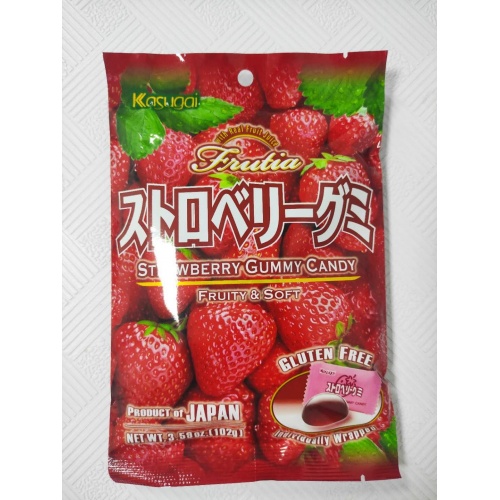 春日井草莓味软胶糖102g*12包/件
