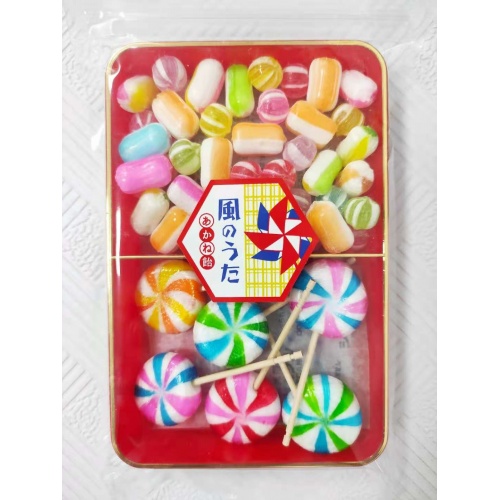 小茜系列风之歌手工饭盒糖80g*10盒/件