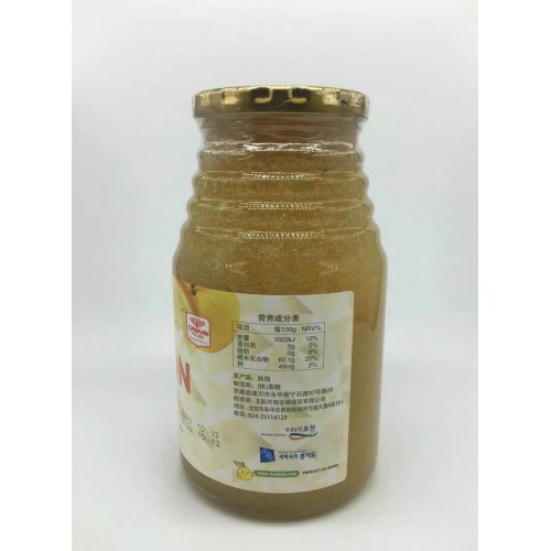 茶精蜂蜜柚子茶1000G*12瓶/件