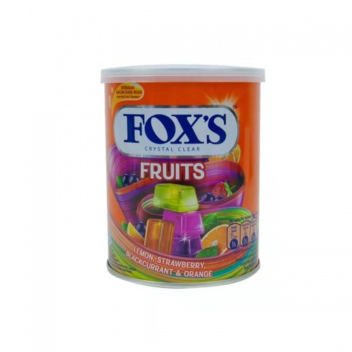 FOX'S(霍士）什锦果汁味糖果180g*12罐/件