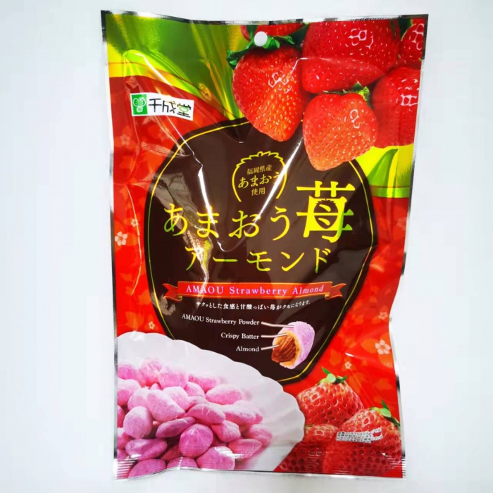 千成堂甜王草莓味扁桃仁90g*15袋/件