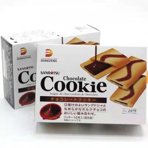 三立巧克力味夹心薄酥饼干92.4g（12...