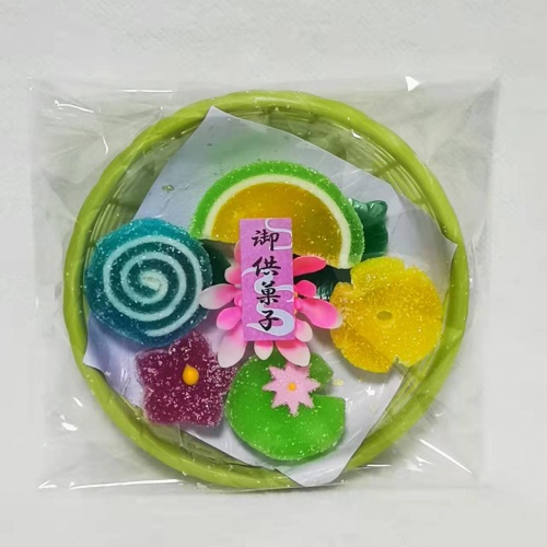 京都和风花盆装软糖53g*10盒/件