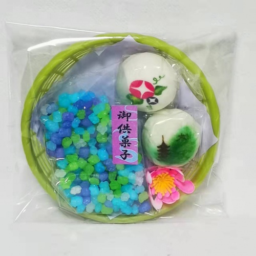 京都和风花盆装什锦糖果65g*10盒/件