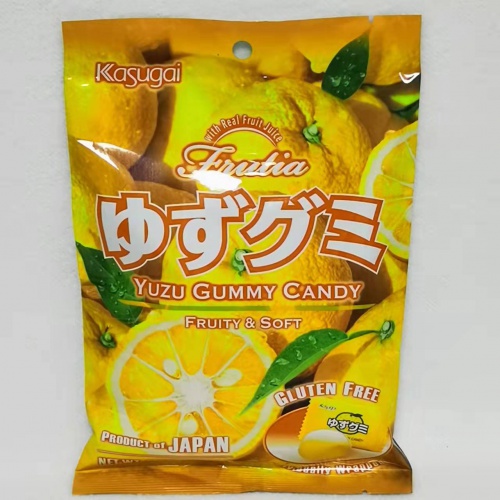 春日井柚子味软糖102g*12包/件