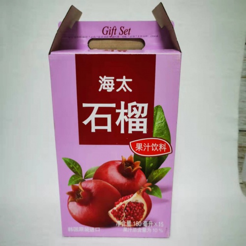 海太石榴汁饮料180ML×15罐×6盒/件