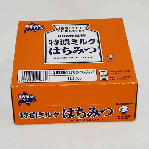 UHA味觉糖特浓8.2系列蜂蜜味牛奶糖37g（10颗）*10条/组