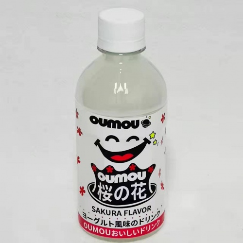 欧哞樱花酸乳味饮料300ml*24瓶/件