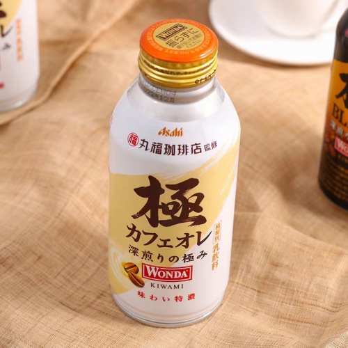 朝日极度深煎牛奶咖啡饮料260ml*24罐/件