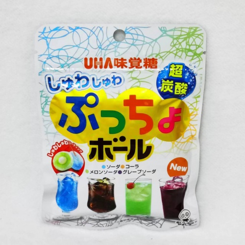 UHA味觉系列汽水味软糖50g*12包/...