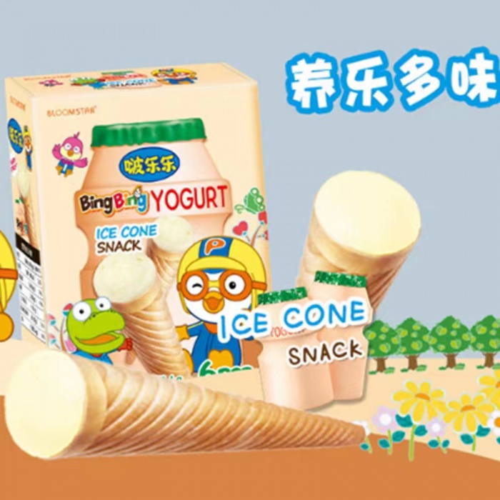 啵乐乐冰淇淋型饼干（养乐多味） 53.4g*20盒/件