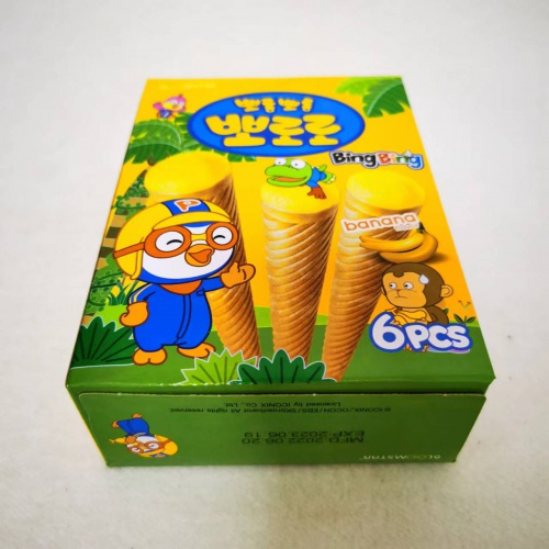 啵乐乐冰淇淋型饼干（香蕉味） 53.4g*20盒/件