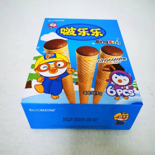 啵乐乐冰淇淋型饼干（巧克力味） 53.4g*20盒/件