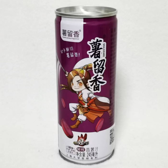 薯留香鲜榨番薯汁（紫薯味）245ml*20罐/件
