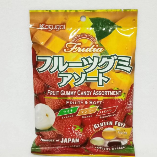 春日井三味软胶糖（草莓、荔枝芒果）102g*12包/件
