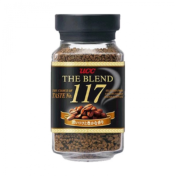 UCC（悠诗诗）117速溶咖啡粉90g*12罐/件