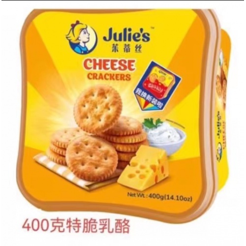茱蒂丝特脆乳酪饼（胶罐）400g*6罐/件 