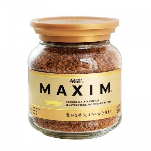 AGF马克西姆速溶咖啡（金瓶）80g*1...