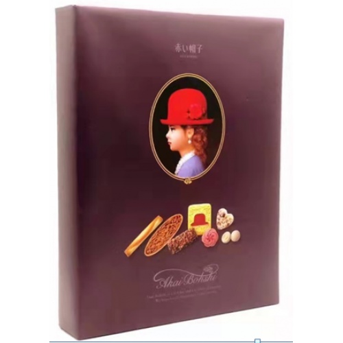 红帽子紫盒什锦饼干礼盒116.6g（17...