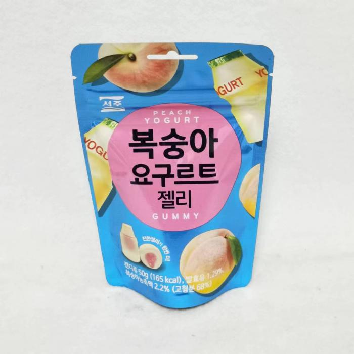 西洲乳酸菌水蜜桃味软糖50g*40包/件