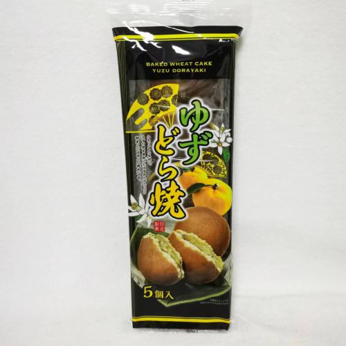 日吉茱力菓铜锣烧红豆夹心蛋糕柚子味（5个入）300g*12袋/件
