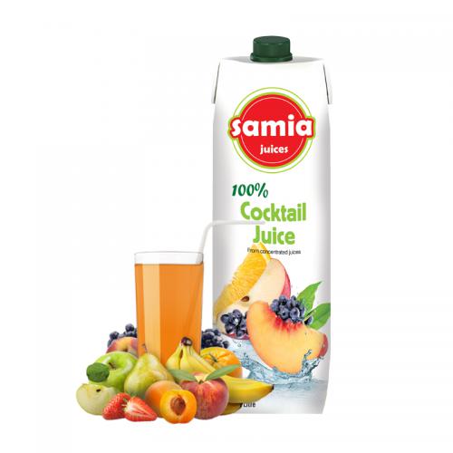 SAMIA塞美娜100%复合果汁饮料1L*12瓶/件