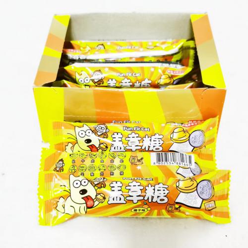 芳菲猫盖章糖-动物章（橙子味）15.2g*12条*4盒/组