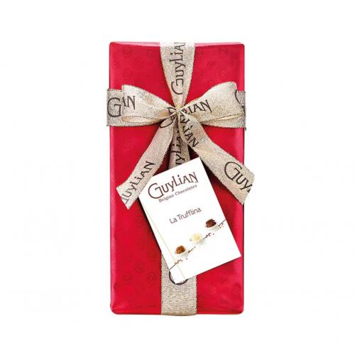 吉利莲比利时松露形代可可脂巧克力制品（礼品装红色）180g*10盒/件