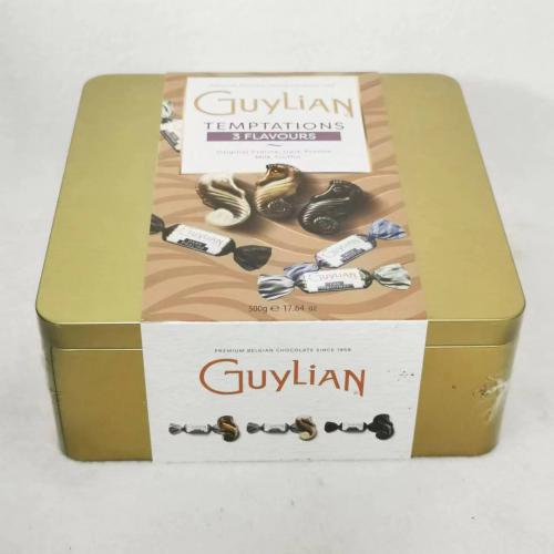 吉利莲比利时榛子巧克力制品（尊享装金色）500g*8盒/件