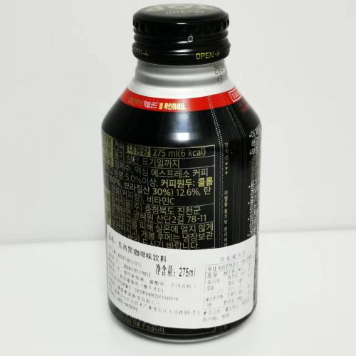 麦馨东西Top黑咖啡饮料（黑罐）275ml*20瓶/件