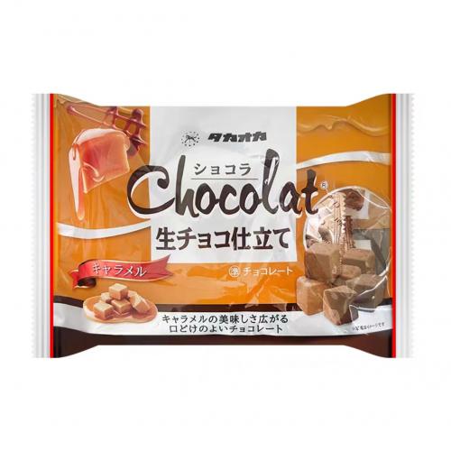 高冈代可可脂巧克力焦糖味140g*12包/件